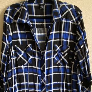 Torrid Plaid Challis Camp Shirt (3)